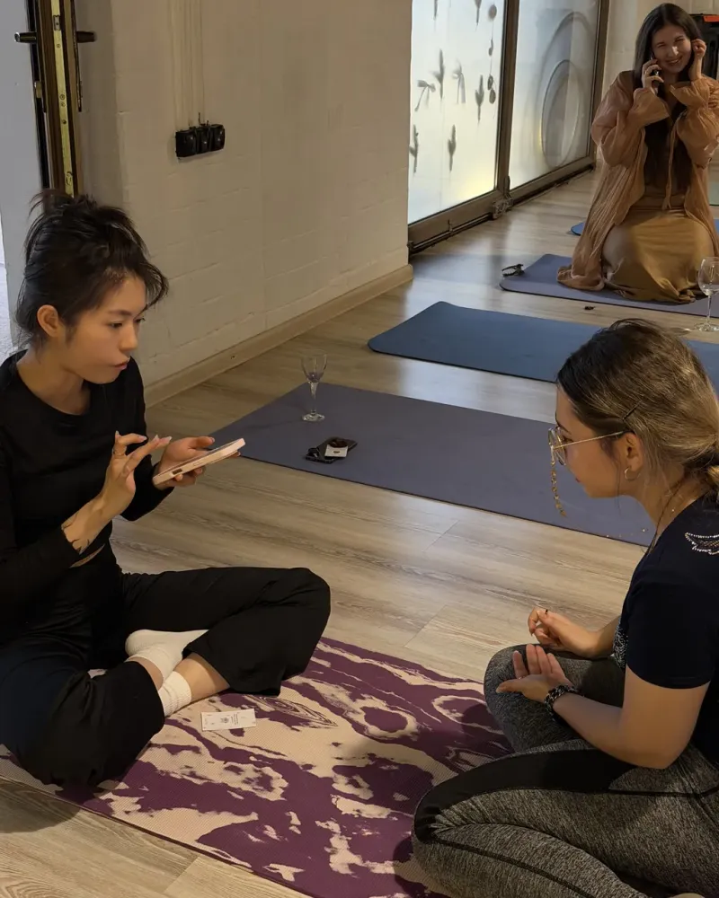 Balance studiyasidagi tadbirda mashgʻulotdan keyingi suhbat